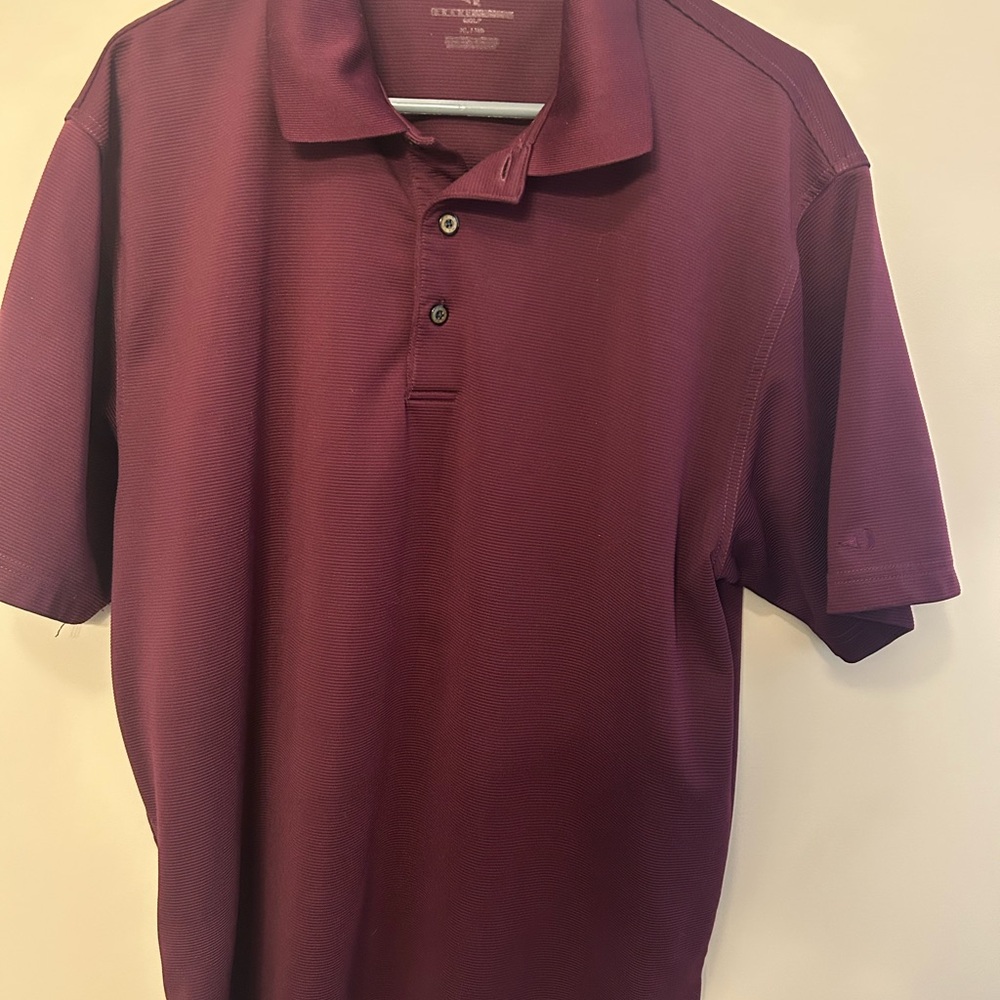 Men's Burgundy Polo Shirt